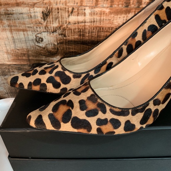 Calvin Klein Leopard Fur Shoes Heels - Picture 2 of 9